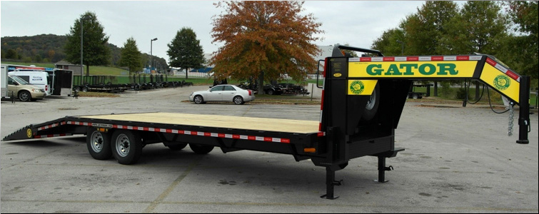 Gooseneck flat bed trailer for sale14k  Jackson County, Kentucky
